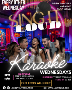 Karaoke Night at Lizzy's Live Orlando